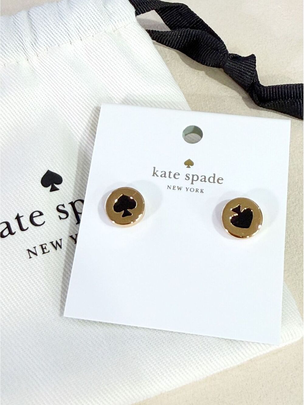 Kate Spade Spot the Spade Stud Earrings
